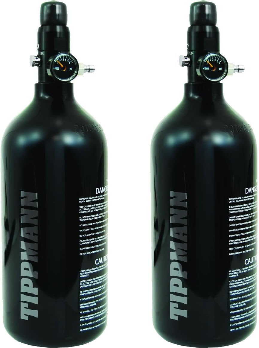 2 - Pack Tippmann 48ci 3000psi Aluminum HPA / Nitro / Compressed Air Tank