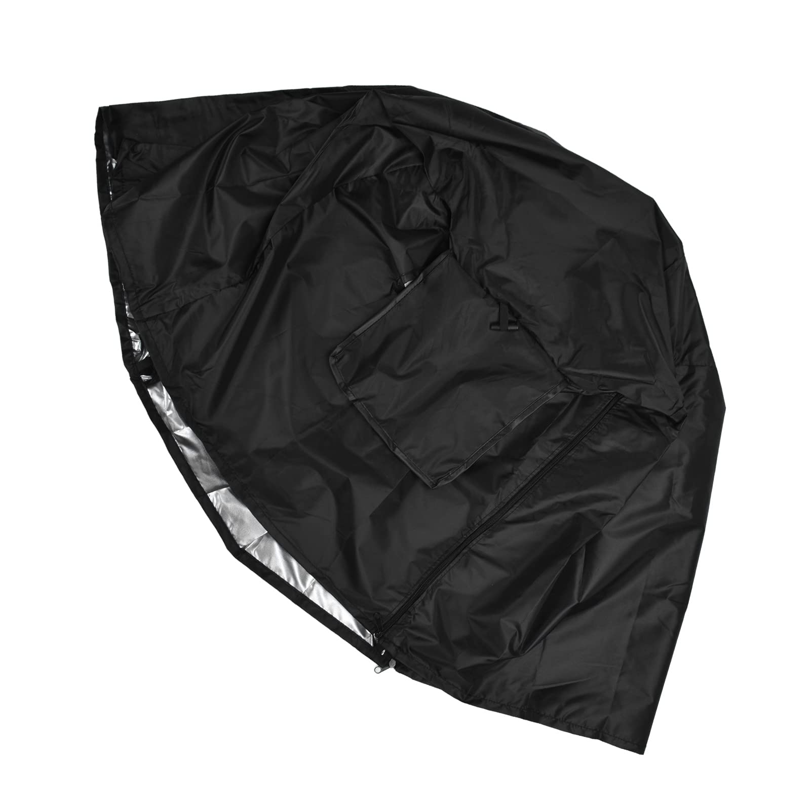 Shanrya Cubierta de Jaula para Mascotas, Cubierta de Jaula para Perros a Prueba de Sol 210D Cubierta de Tela Oxford Recubierta de Plata Cubierta de Polvo para Exteriores para Jardín para el Hogar