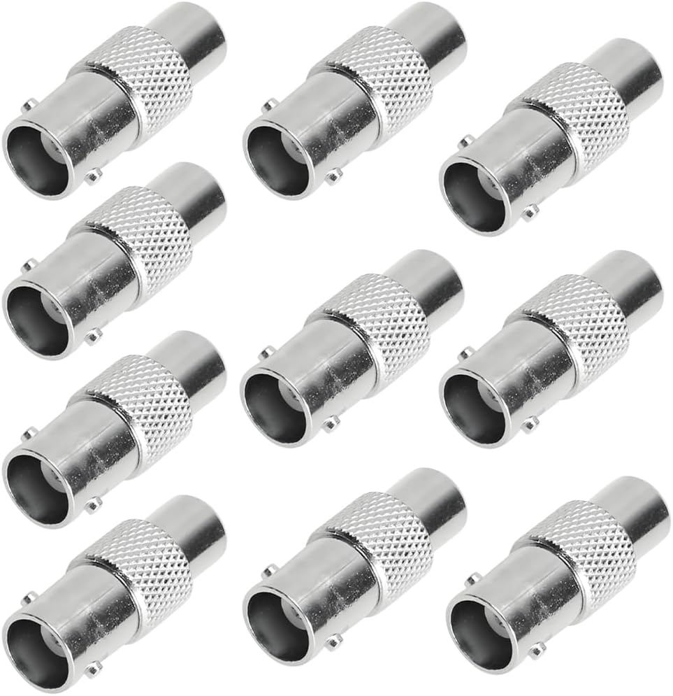 10 Adaptadores Hembra a BNC Hembra Dioche para CCTV