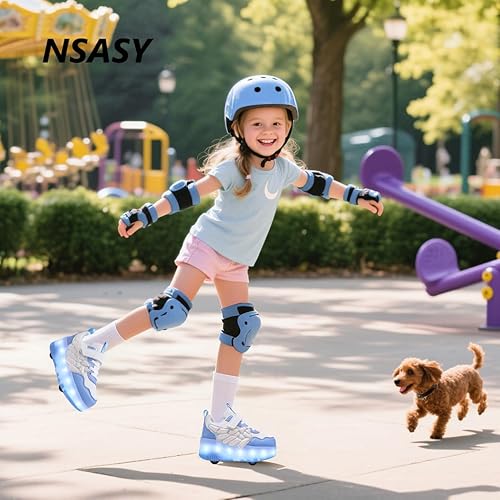 Miniatura 2 de Nsasy - Tenis con ruedas para niños que se convierten en tenis deportivos, con led para, Navidad, cumpleaños, espectáculo, regalo