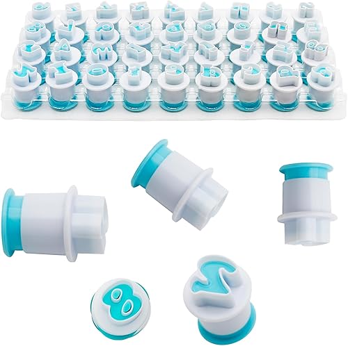 Miniatura 2 de Juego de 26 sellos de galletas para impresión, cortadores de galletas, letras del alfabeto, fondant, pasteles, galletas, forma de letra, bricolaje,