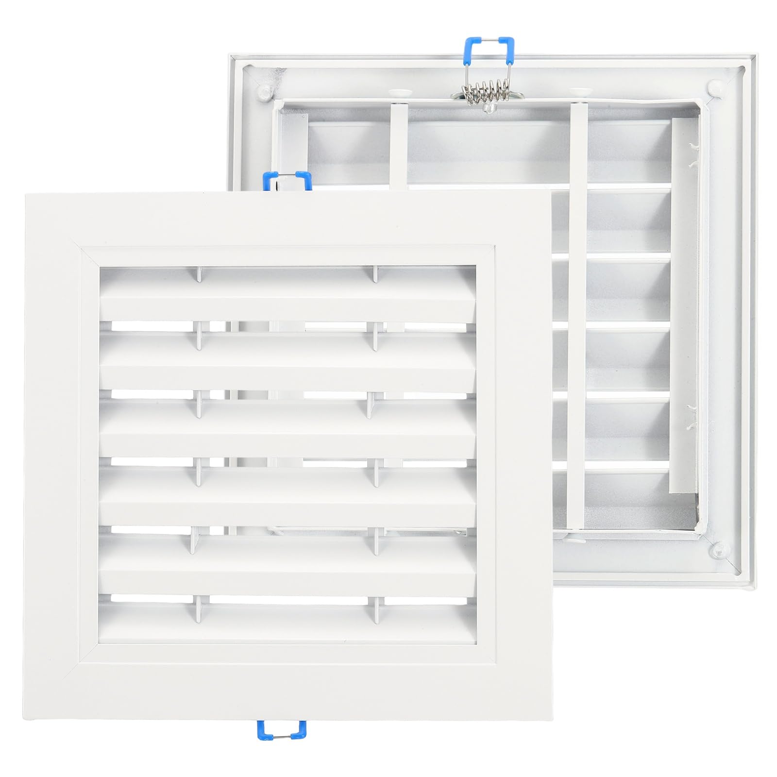 Placa cuadrada para techo con montaje con resorte panel de acceso blanco de 6 pulgadas 8