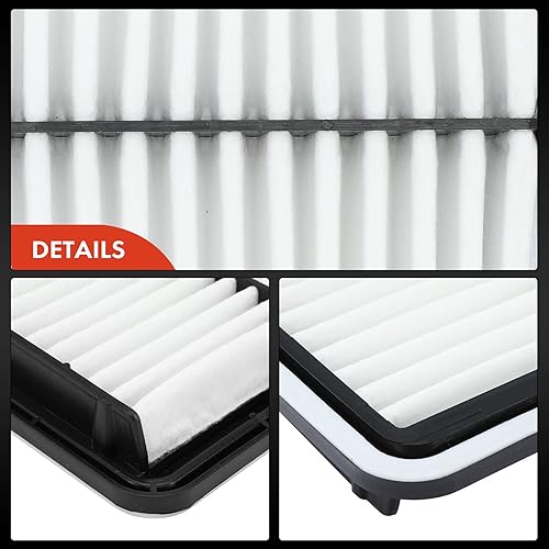 Miniatura 7 de A-Premium Filtro de aire de motor de 2 piezas compatible con el modelo Subaru - Impreza (2008-2016), Legacy(2005-2019), Outback (2005-2019),