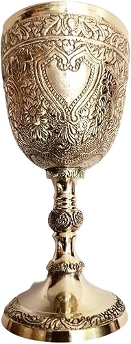 Miniatura 3 de Bona fide - Juego de 2 copas de latón en relieve, copas de champán de alta calidad, copas de vino para beber vino, vasos para jugo de agua, leche,