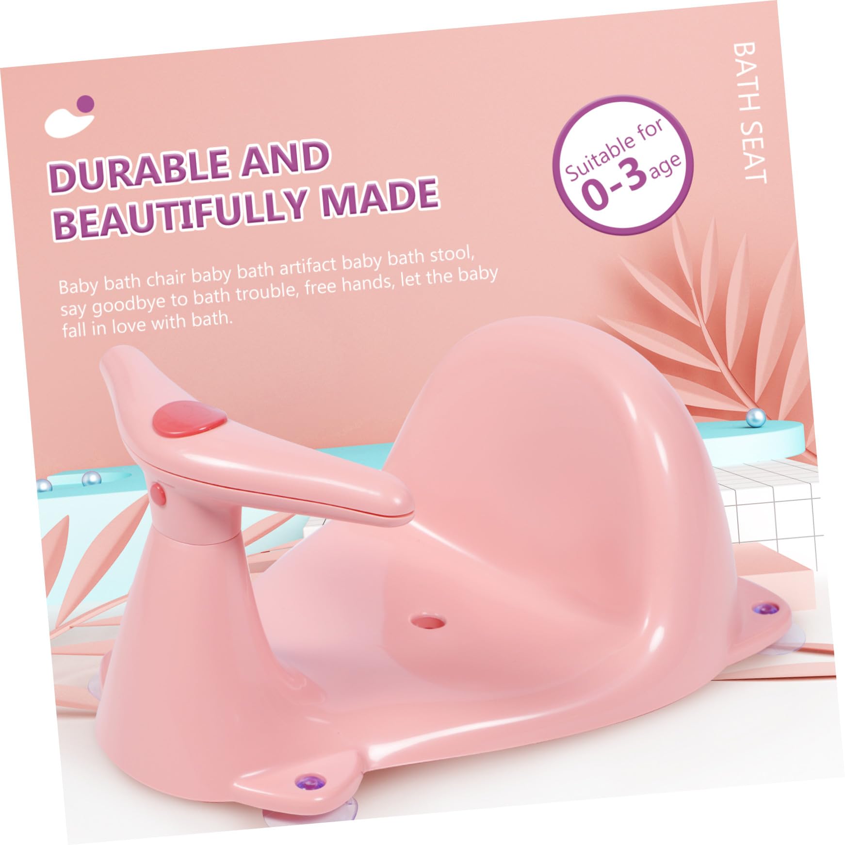 TOYANDONA Asiento de Baño para Bebés de Asiento de Baño para Recién Nacidos la Bañera Bebe Obsequio para Shower