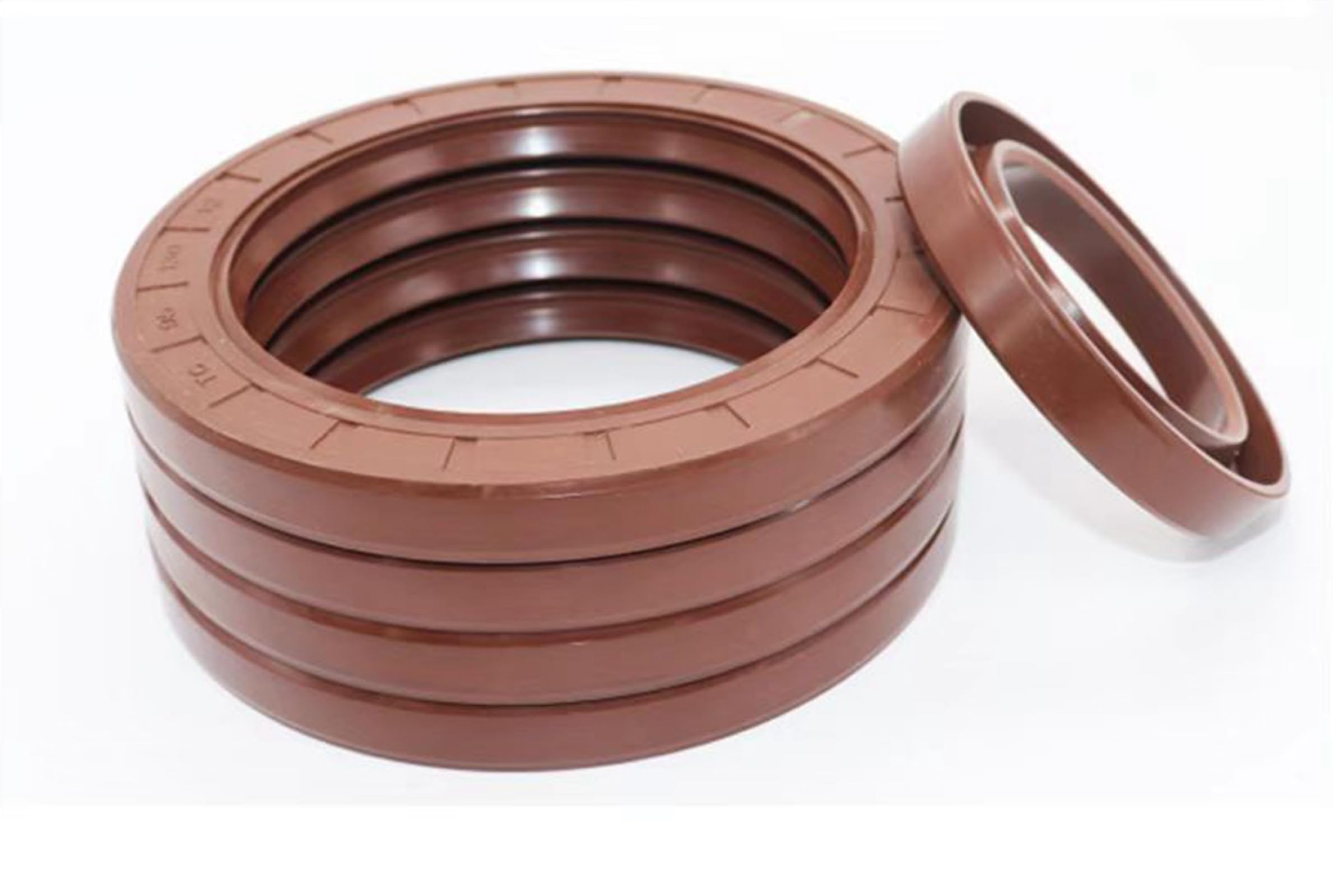 Dichtungsscheibe, TC Typ Skelett Öldichtung Fluorkautschuk 50mm ID, 75mm AD, 8mm Länge, TC Typ Skelett Öldichtung, Packung Mit 2
