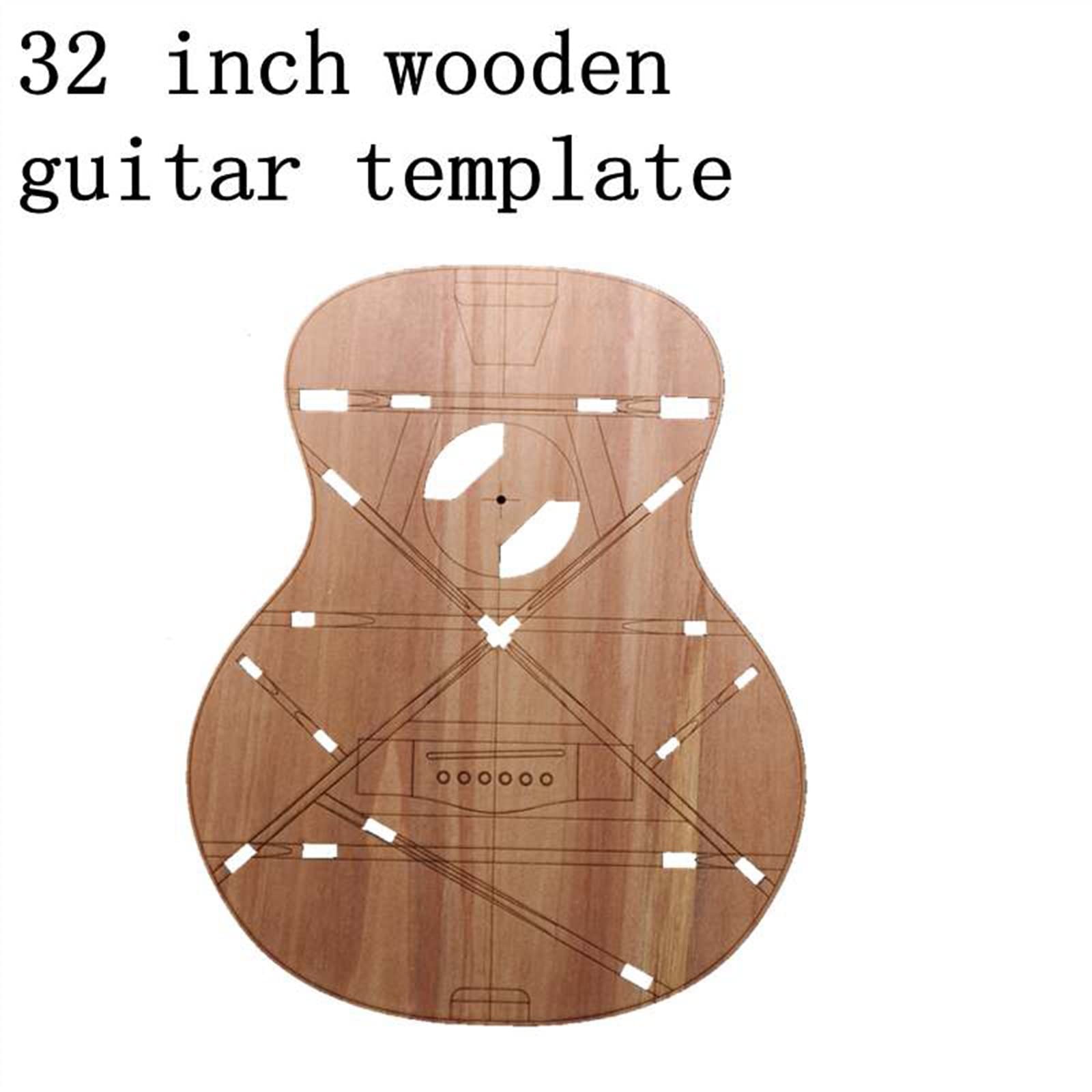 32-calowa Mała Talia Mini Podróżna Drewniana Gitara Szablon Model Wygląd Gitara Narzędzie Do Formowania Profesjonalny Narzędzia do Gitary