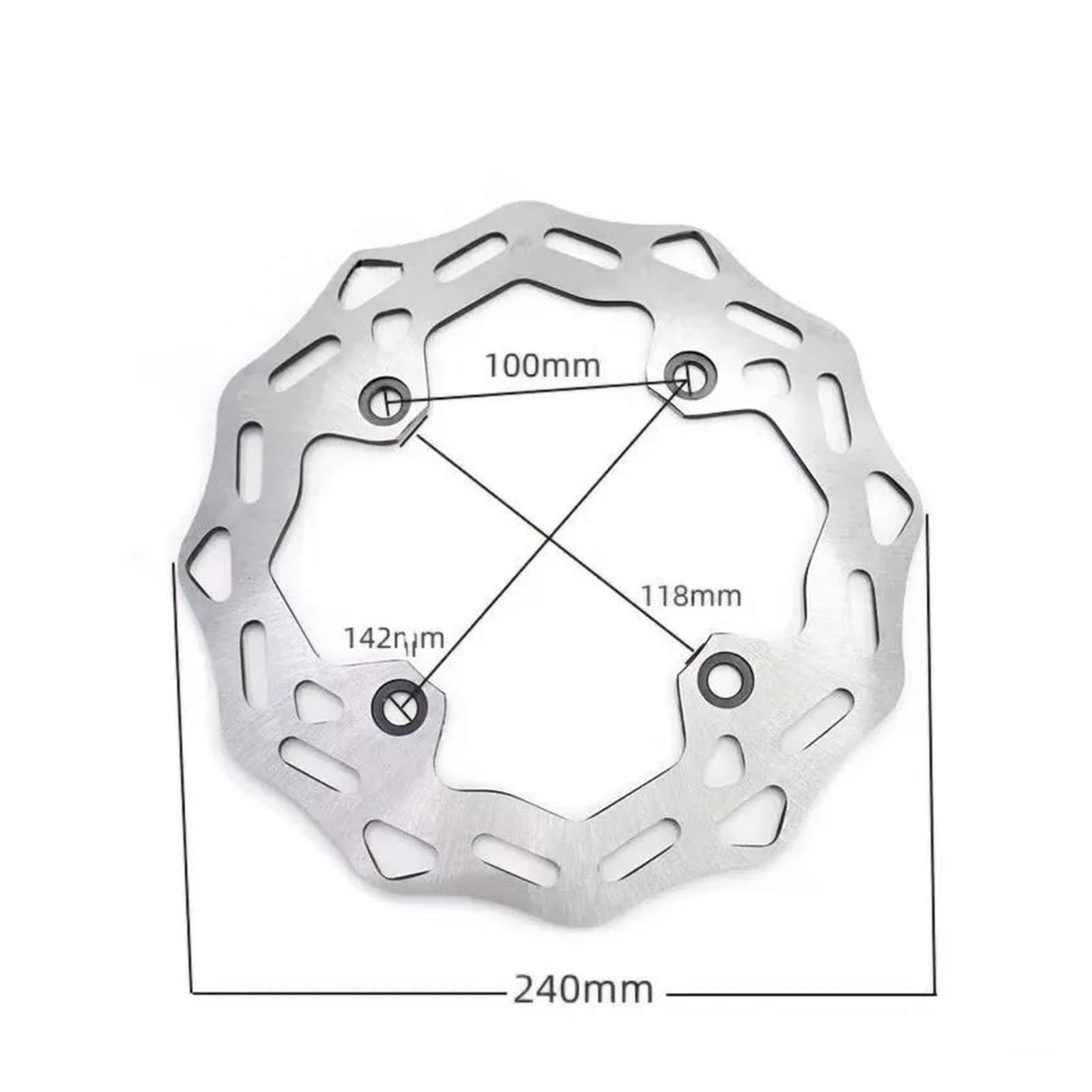 Disco De Freno Trasero para Motocicleta para SU&ZUKI DR650 (1996-2014) Y para XF650 Freewind (1997-2003)