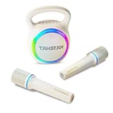 15W Portable Voice Amplifier, Karaoke Machine with 2 Wireless Microphones, Pro Sound Microphone with Bluetooth Speaker Set, 6 Sound Effect, AI Vocal Remover, PA System Support BT/TF Card/Aux (H2)