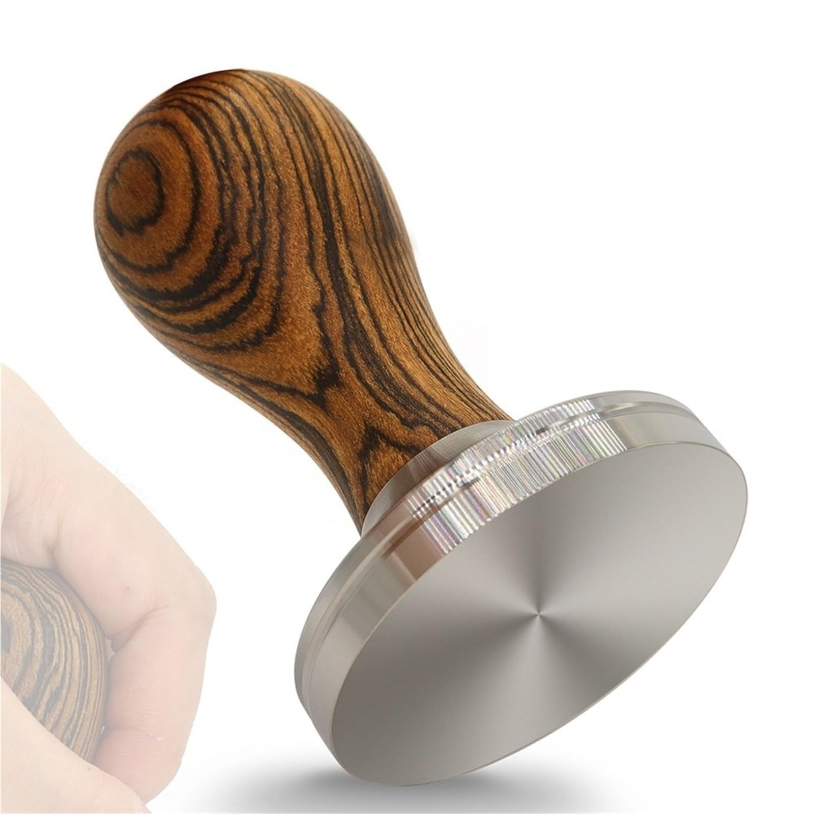 Tamper De Café 51/53 / 54 58 58.35mm Mango De Madera De Sándalo Dorada