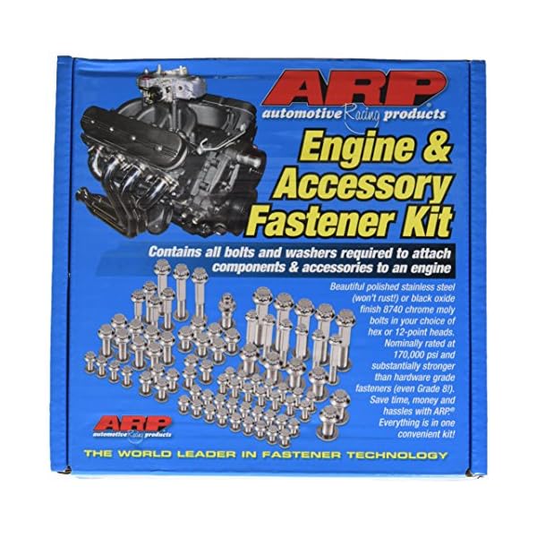 ARP 554-9804 6-Point Complete Engine Fastener Kit for Small Block Ford