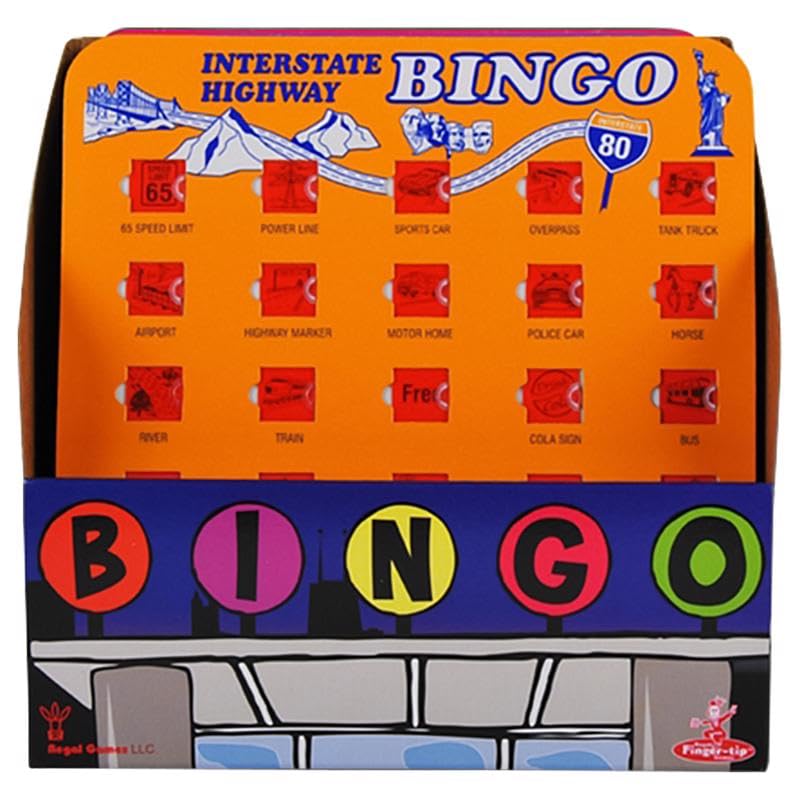 Regal Games Travel Bingo Cards Assorted 24 pc. - Case of: 24;24