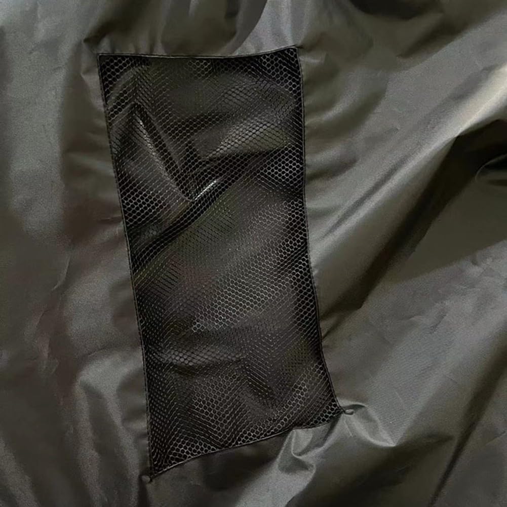 Rasentraktor Grasfangtasche Blatt, für Reitrasenmäher, verschleißfeste große Kapazität Laubsäcke für schnelle Gartenrasenlaubreinigung (199,9 x 129,8 cm)