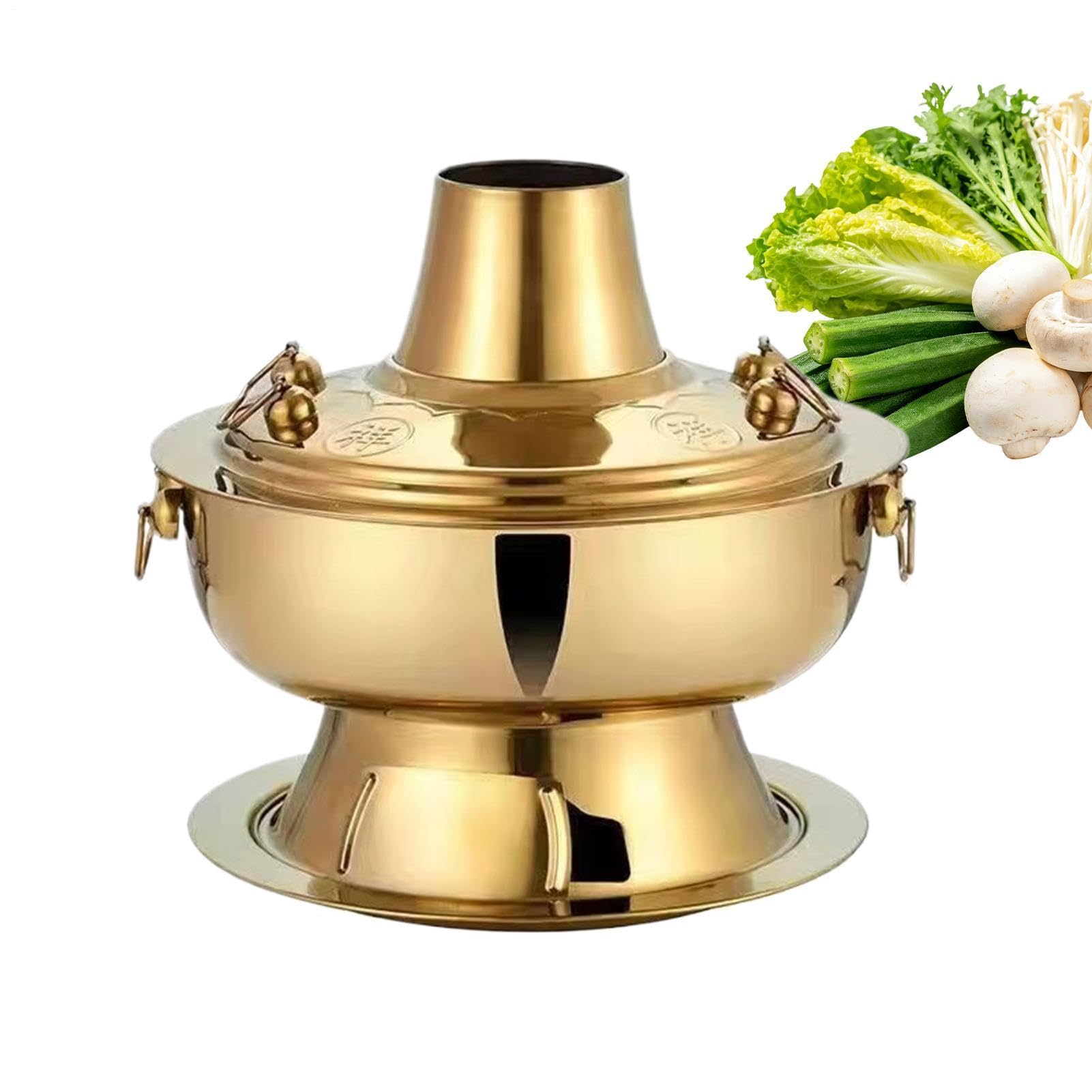 Hot Pot chinois à charbon Ustensiles de cuisson chauffage uniforme