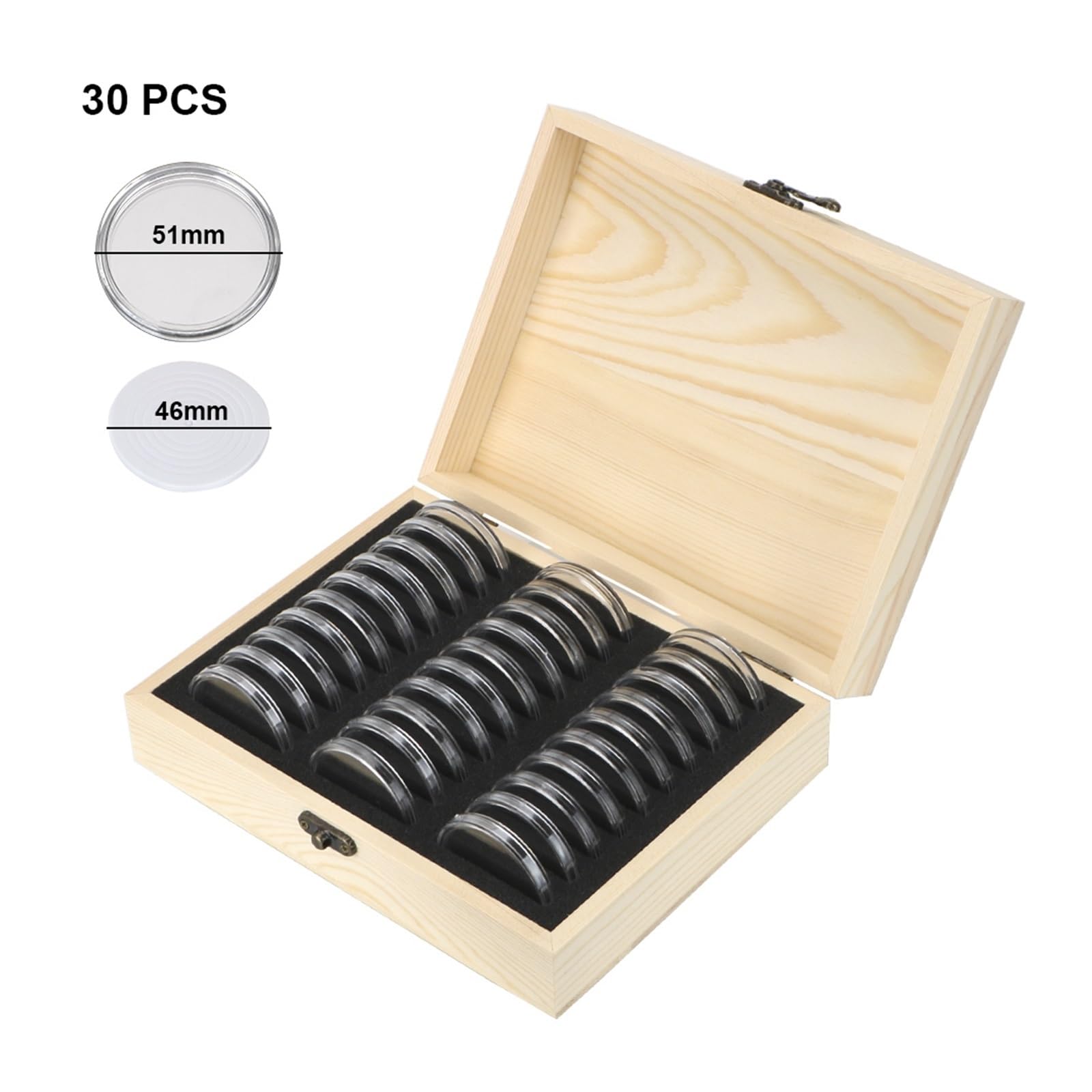 Münzsammelbox aus Holz