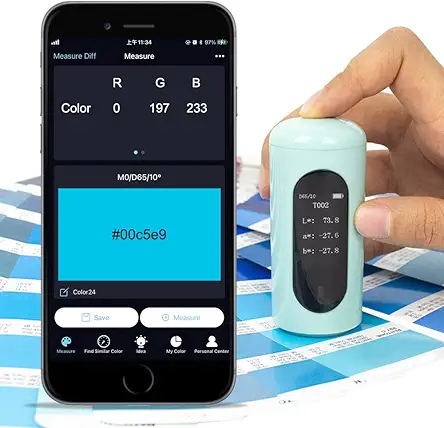 Pro Digital Pocket Colorimeter, Magnetic Design of Calibration...