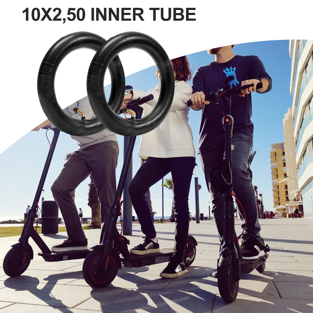 Produktbild von 10x2.5 Zoll Scooter Reifen Set - 2 Reifen + 2 Schläuche + Montagewerkzeuge