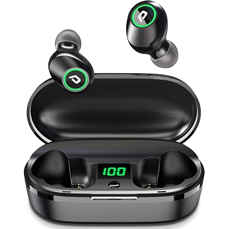 Bluetooth イヤホン Aisea ワイヤレスイヤホン Bluetooth 5.0 ブルートゥース イヤホン Hi-Fiステレオ AAC対応 40時間連続再生 IPX7防水 CVC8.0ノイズキャンセリング 自動ペアリング 片耳/両耳 マイク内蔵 WEB会議/テレワーク/通勤通学/ランニング【技適認証済208-190102】…