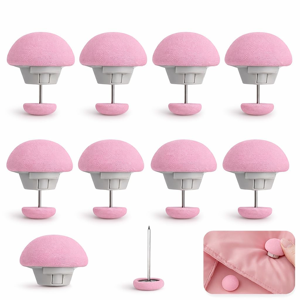 Bedsheet Clips for Bedsheet Cover Anti-Slip Blanket Fixing Button Fastener Multi-Purpose Duvet Clip for Comforter. Mattress, Sofa Covers & Curtains (8 Pcs. - Multicolor)-image-44