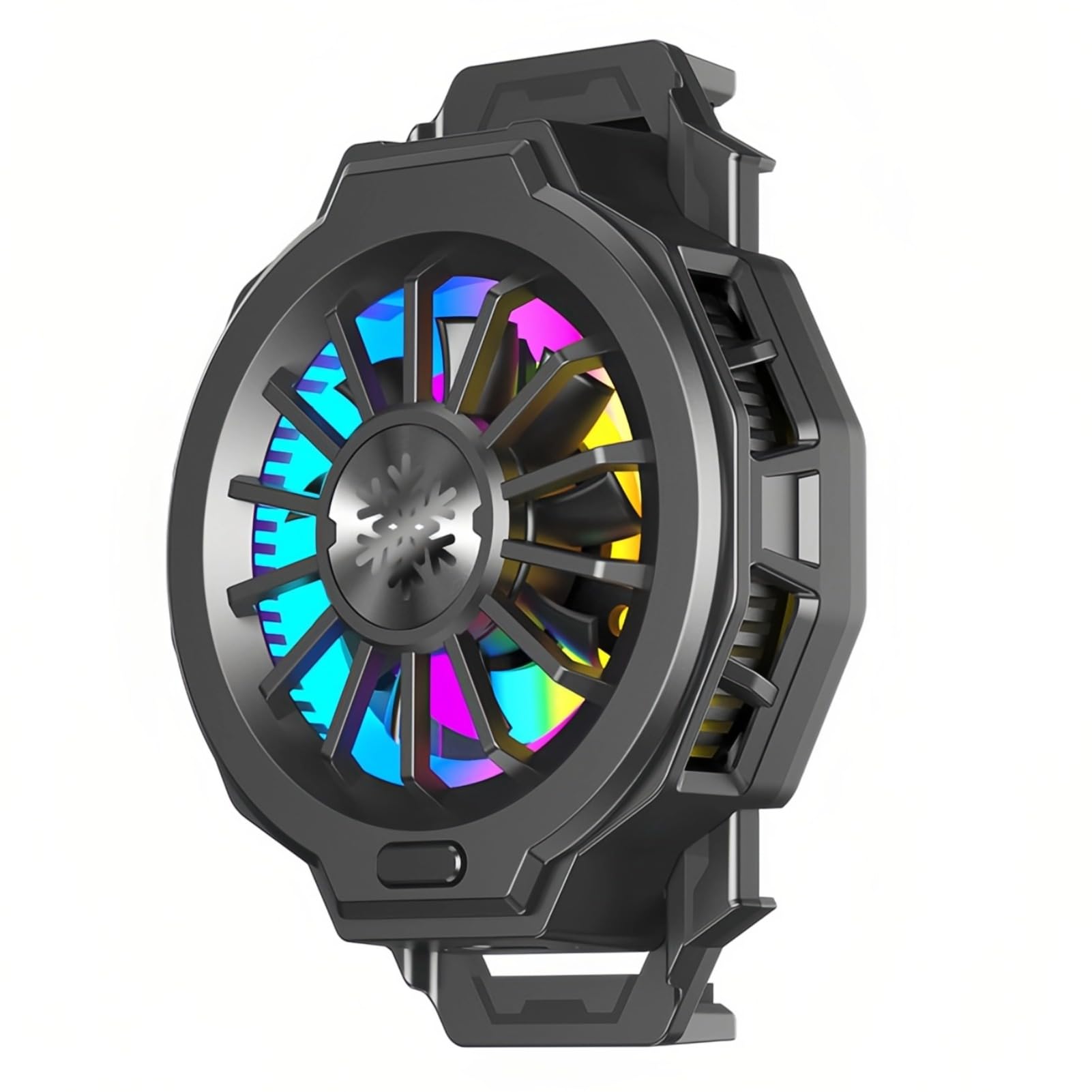 Raffreddatore per Cellulare RGB, Radiatore per Cellulare a Semiconduttore Silenzioso Portatile Leggero Magnetico Ventola di Raffreddamento per Telefono Cellulare Dissipatore di