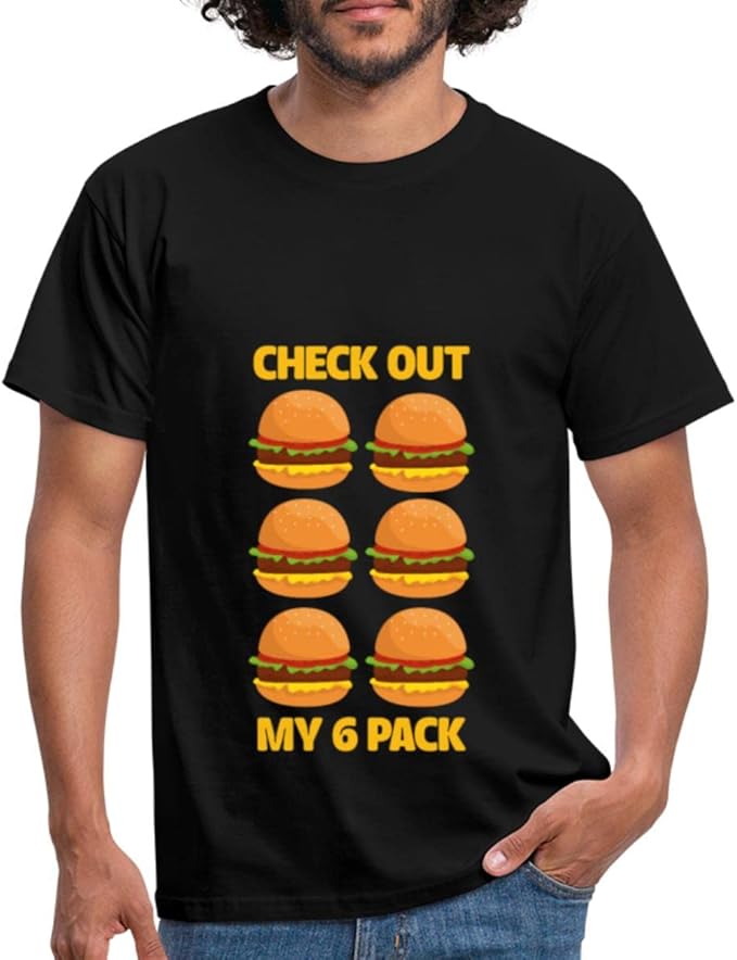 six pack t shirt amazon