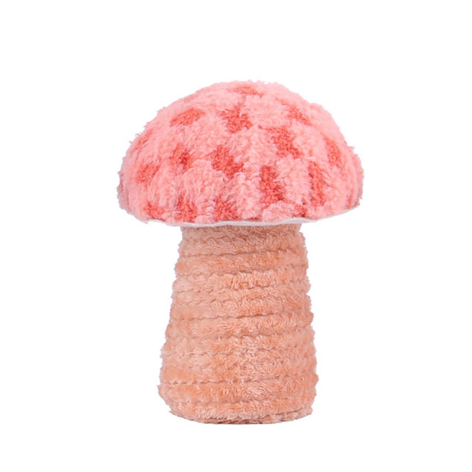 Tsophreniq Artificial Mushroom Ornament Harvest Fall Thanksgiving Table Decors Furry Mushroom Harvest Stuffed Toy Decorations