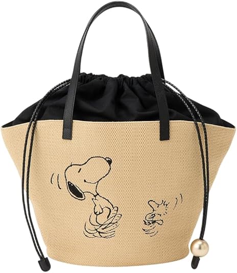 新品タグ付 完売品 ラシットPEANUTS カゴトートバッグ大　スヌーピー russet｜【PEANUTS×russetコラボ第二弾】カゴトートバッグ大 | Rakuten