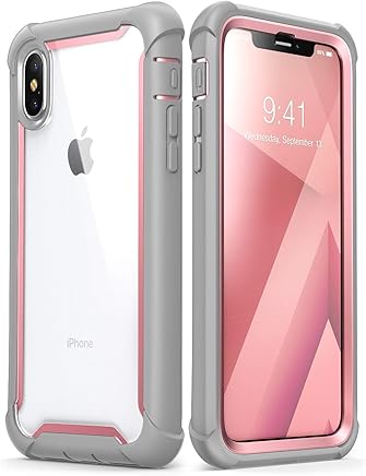 i-Blason - Carcasa para iPhone XS MAX (con Protector de Pantalla Integrado para iPhone XS MAX (versi?n 2018), Color Rosa i-Blason - Carcasa para iPhone XS MAX (con Protector de Pantalla Integrado para iPhone XS MAX (versi?n 2018), Color Rosa
