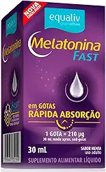 Suplemento Líquido Equaliv melatonina Fast 30ml Rápida Absorção