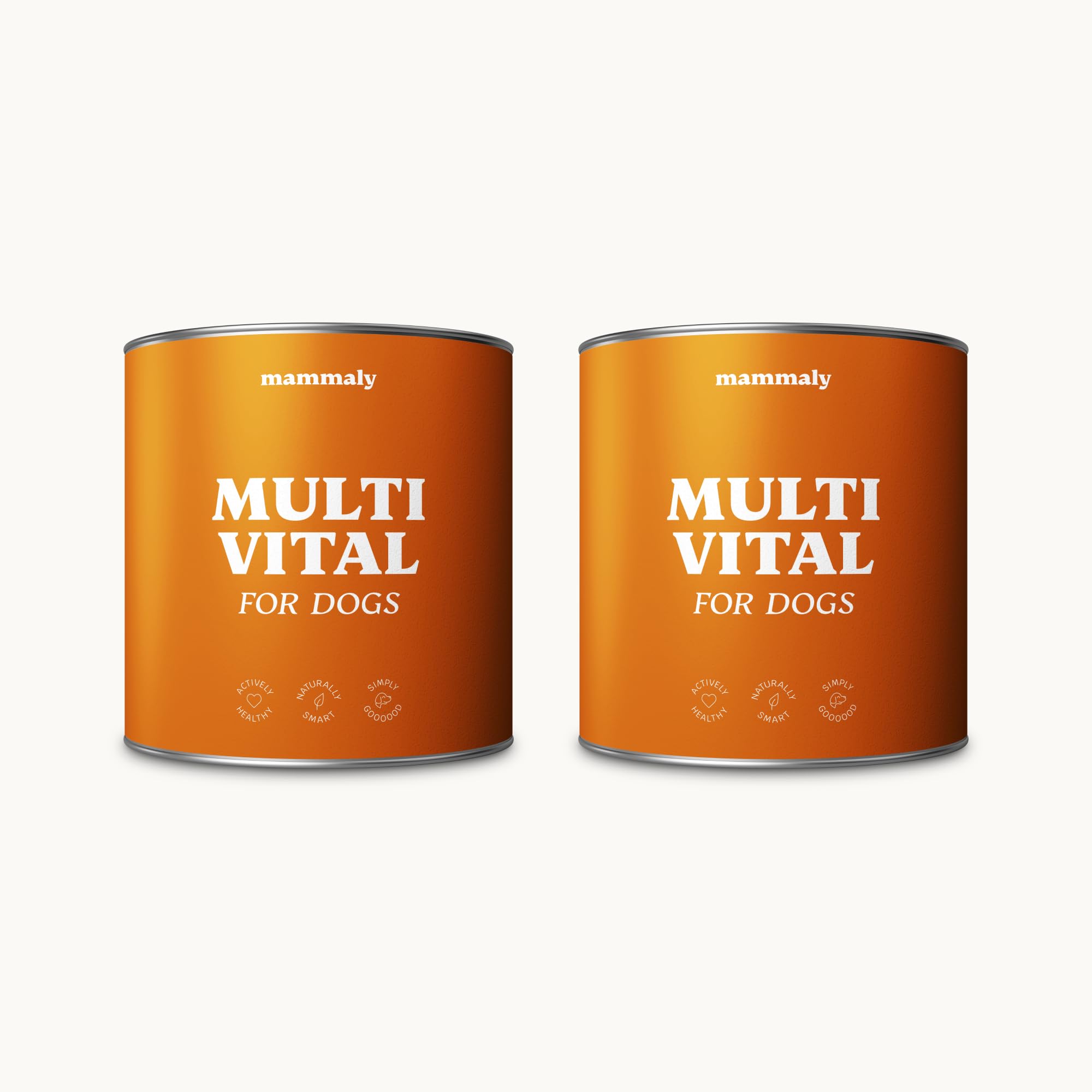 15-in-1 Multivitamin Komplex für Hunde - Multi Vital 220 Snacks (650g) von mammaly - Omega 3, Vitamin B, C, A, D3, E Snacks - Leckerlies für Hund - Unterstützt Immunsystem, Vitalität, Gehirnfunktion