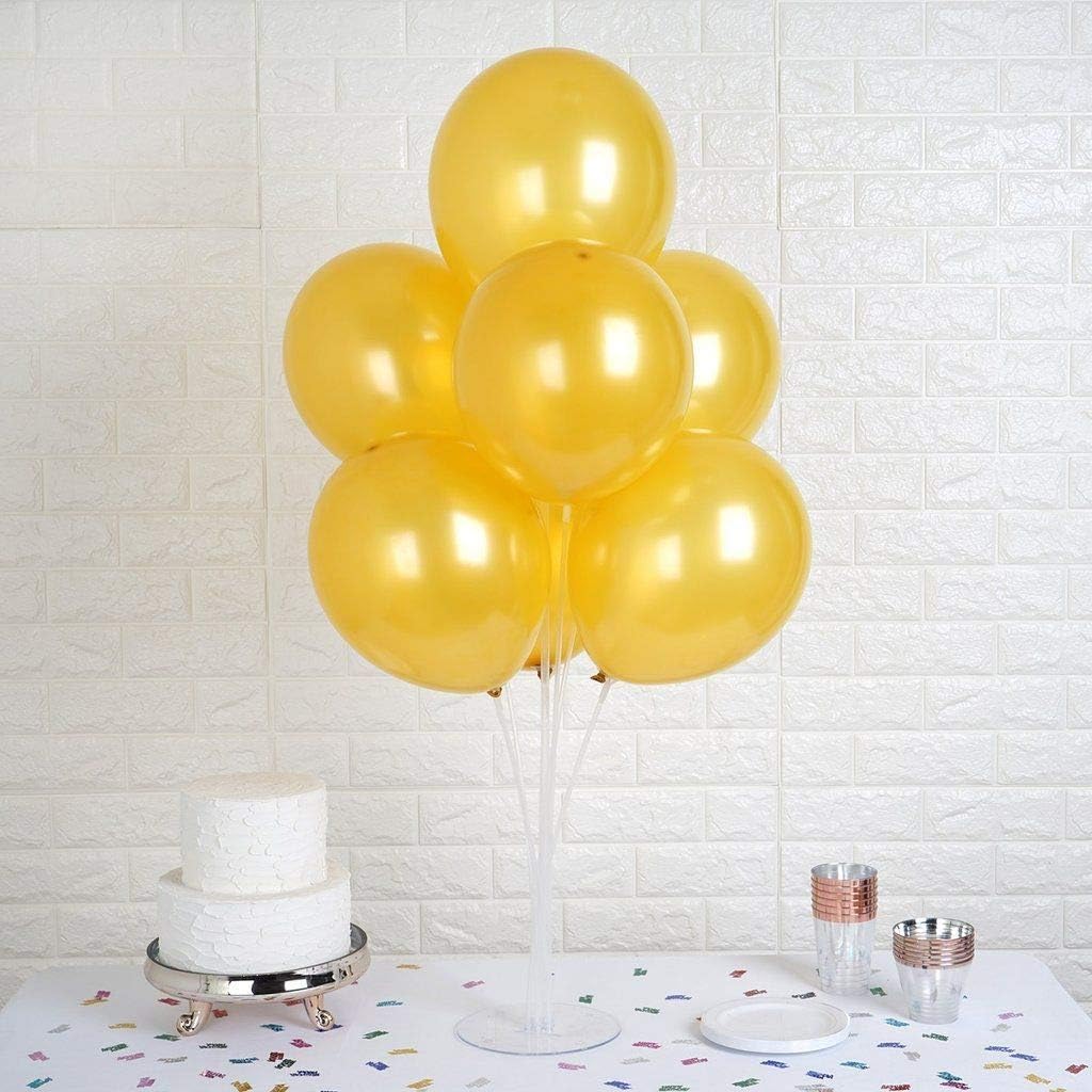 AB Beauty House Golden Color Latex Balloon 50 PCS,Birthday Supplies/Anniversary Decoration