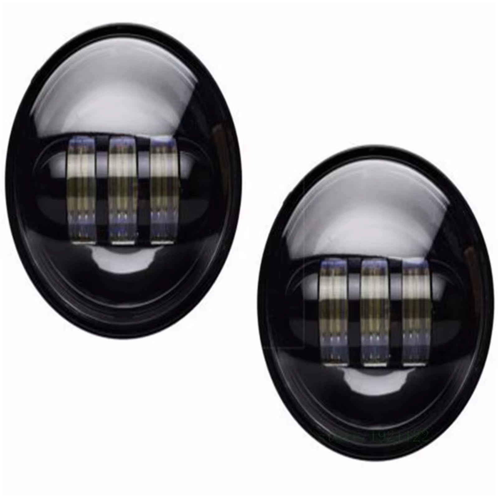 Feux Avant Moto Feux Antibrouillard pour Moto 4.5 Pouces Feux Croisement À LED 4-1/2 Pouces Feux Travail Et Conduite 4.5 Pouces pour Moteur Phare Avant Moto(Noir)