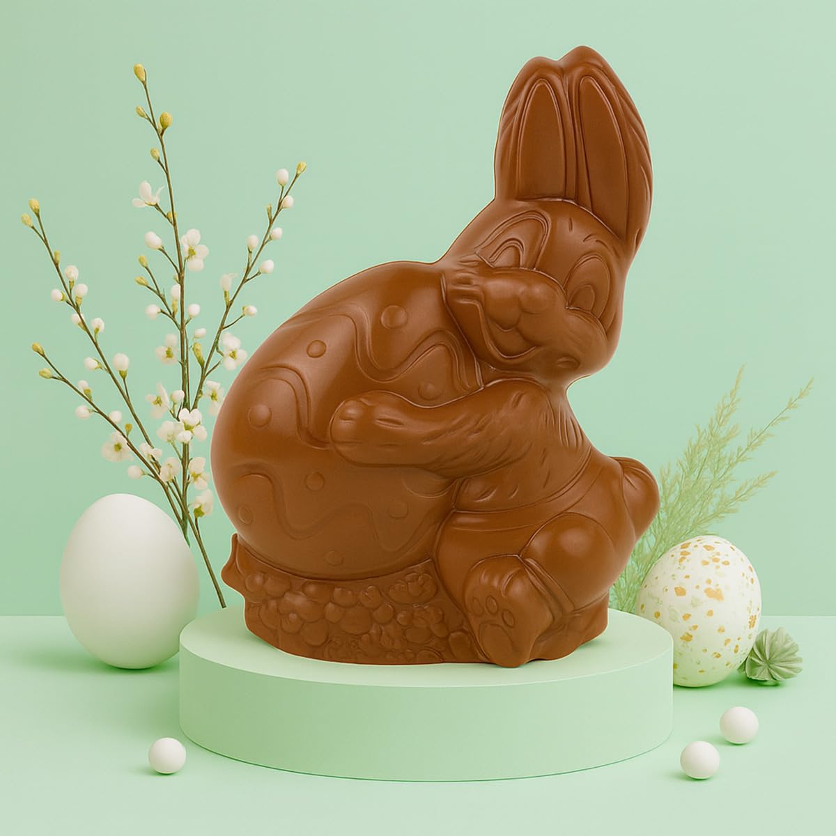 Webake Pasen Chocoladevormen Silicone 2 Stuks 18 Holtes