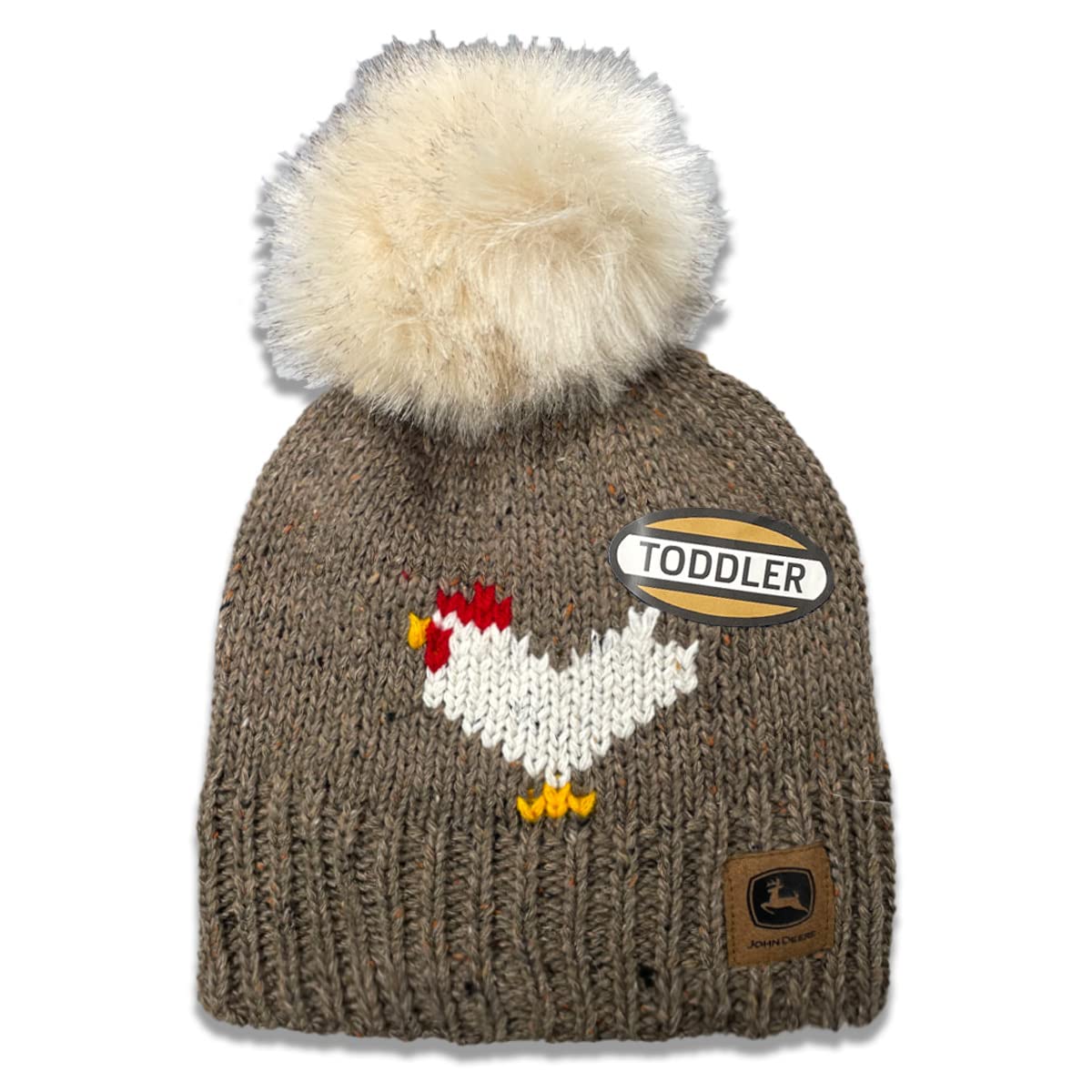 Do Good Today Youth Toddler Cap Hat Chicken Pom Beanie Hot Pink