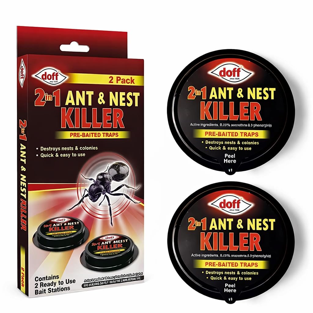 Ant Killer Bait Stations - Destroy Ants & Nest Colonies | Indoor Strong Ant Killer Traps Control For Home & Garden | Kill Entire Colonies | Easy To Use & No Mess vs Powder/Spray (2)