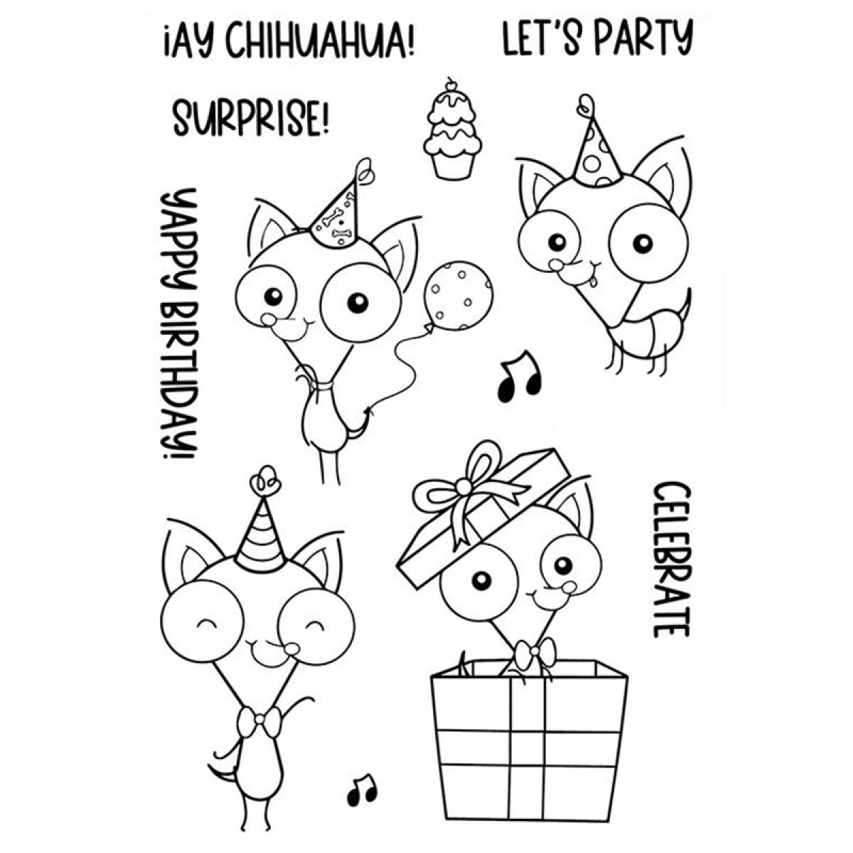 カッティングダイ　クリアスタンプ 大きなクリアスタンプとカッティングダイ収納ブック