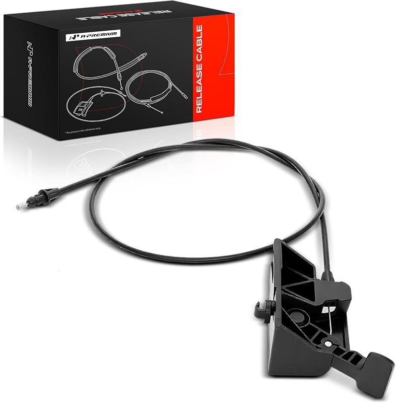 Cabo de abertura da trava do capô dianteiro A-Premium para Ford F-150 2009–2014 – 106,6 cm