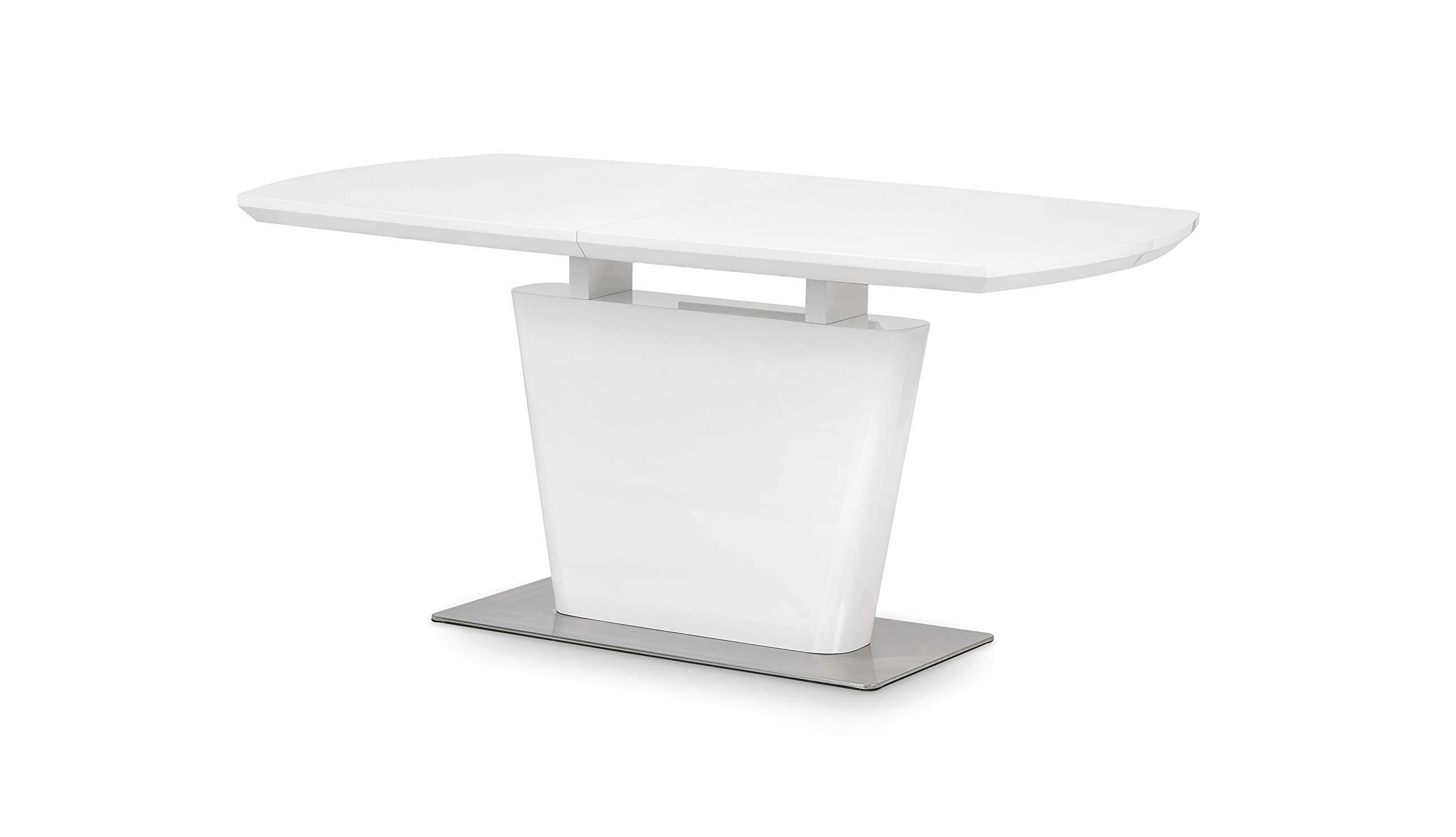 Julian Bowen Como Extending Table - White Dining Tables