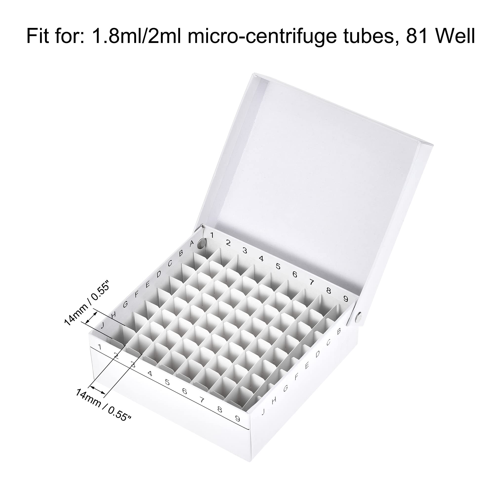 Scatola Portatubi Per Centrifuga CB - Dimensioni Miste Da 0,2 A 2 Ml, In Plastica, Per Conservazione In Congelatore, Modello PRMCT72M
