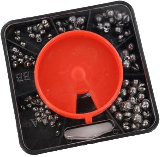 Ardisle 7 Way Split Shot Fishing Dispenser Weights Compartment Free Soft Sinker Float