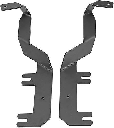 Miniatura 6 de WeiSen Soportes de montaje de luz de zanja de bisagra de capó superior compatibles con Ford F-250 350 450 550 Super Duty 2017-2022