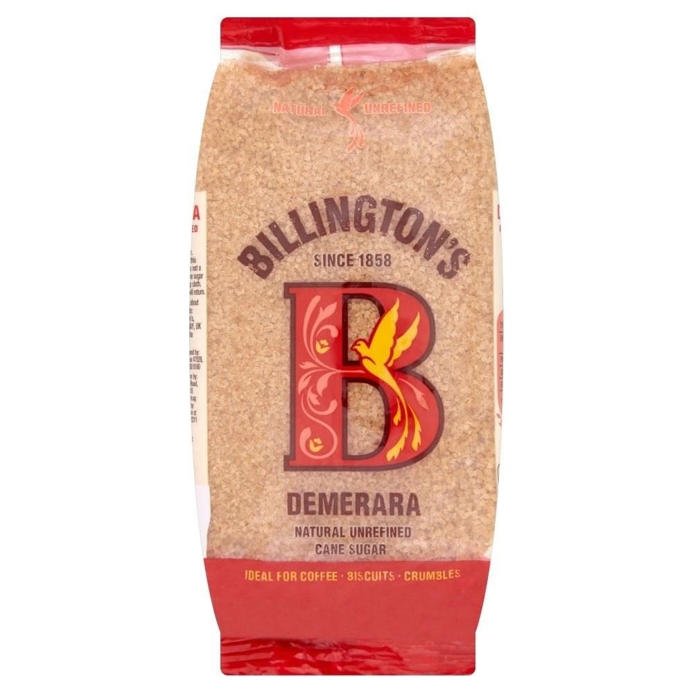 Billington Natural Demerara Rohrohrzucker (500g) - Packung mit 6