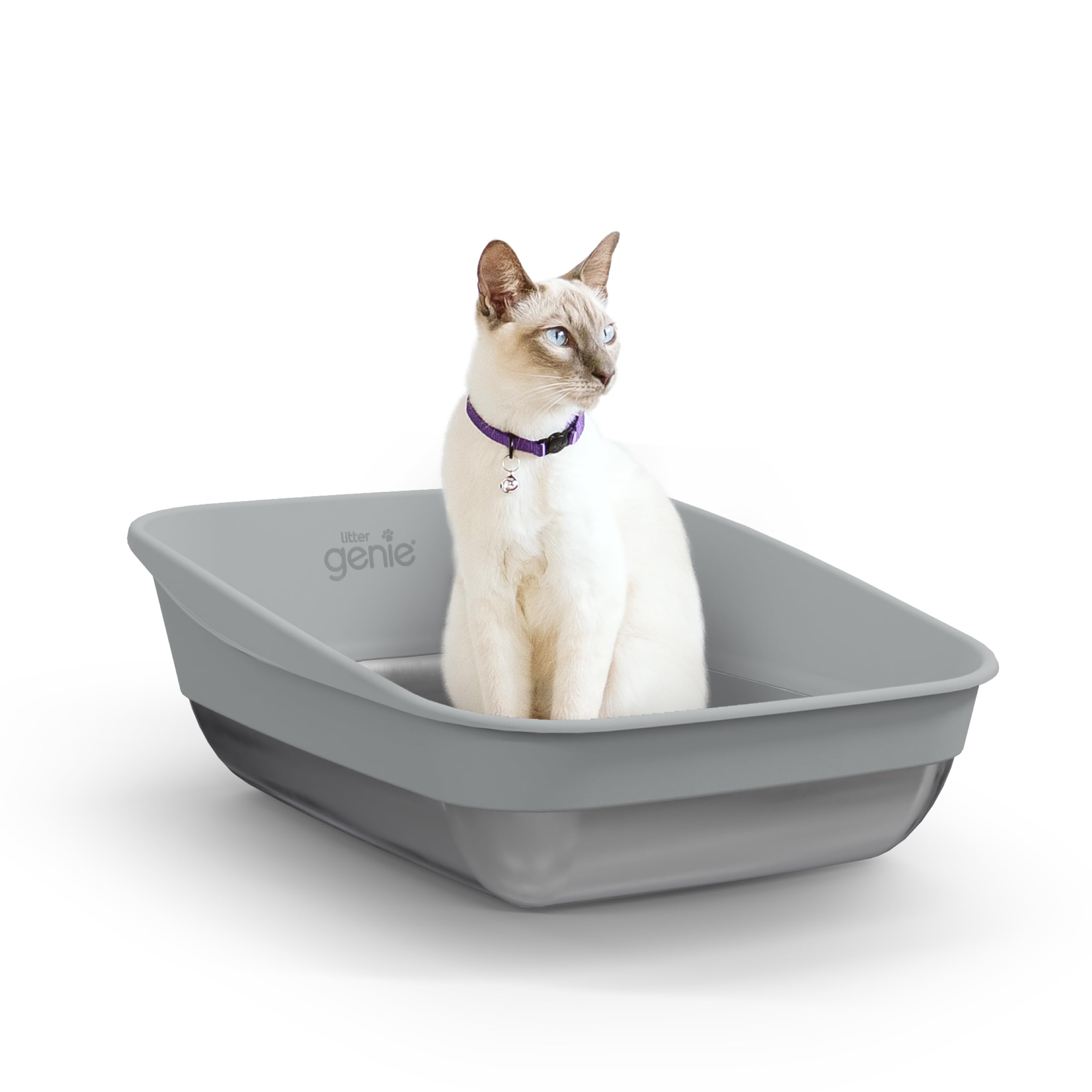 Litter Genie LitterLocker by Litter Genie LitterBox - Caja de Acero Inoxidable