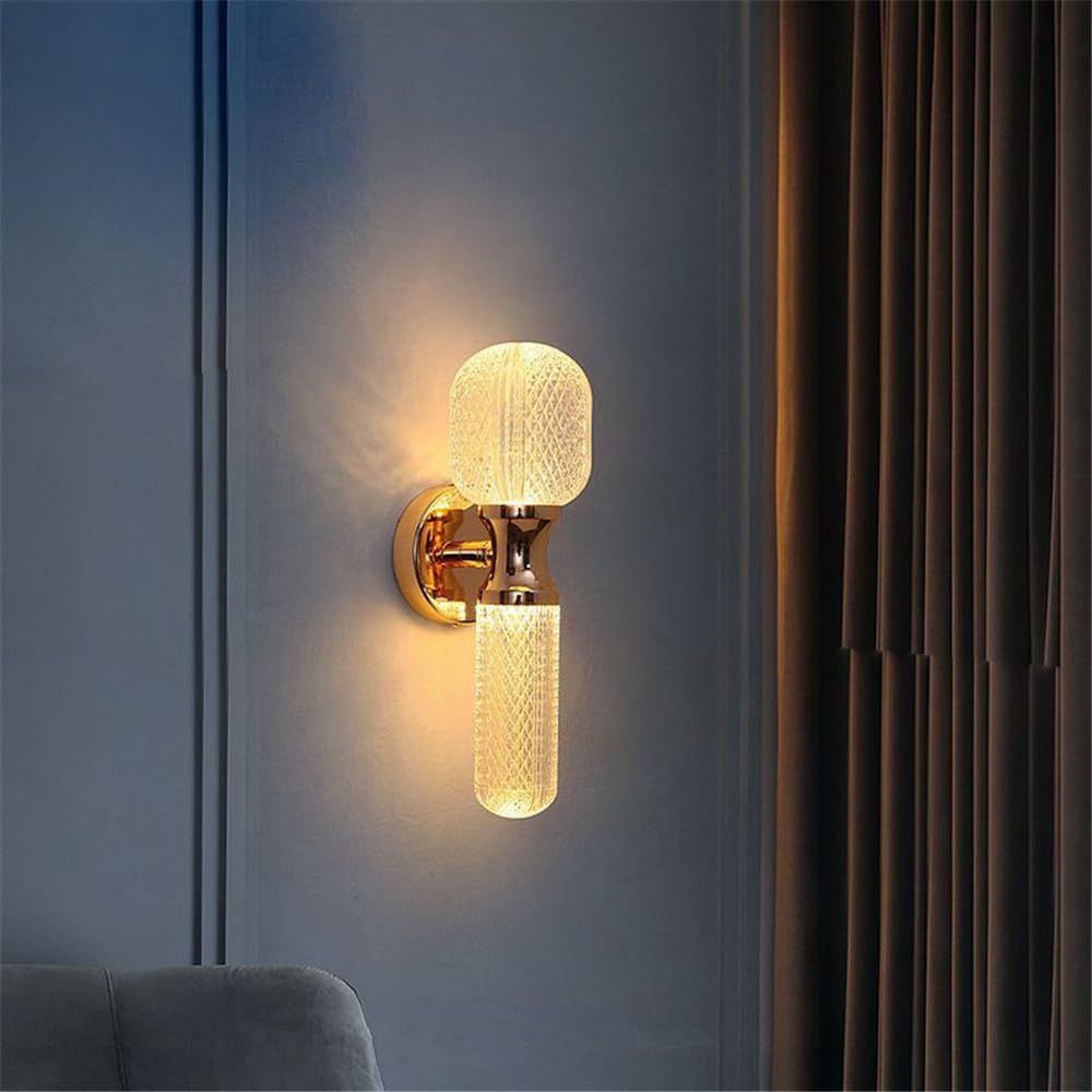 HYJAUSXB Wall Lamp - Modern Art Light for Living Room, Bedroom, Bedside, Staircase, Aisle and Corridor Luxury Design Home Hotel Decor