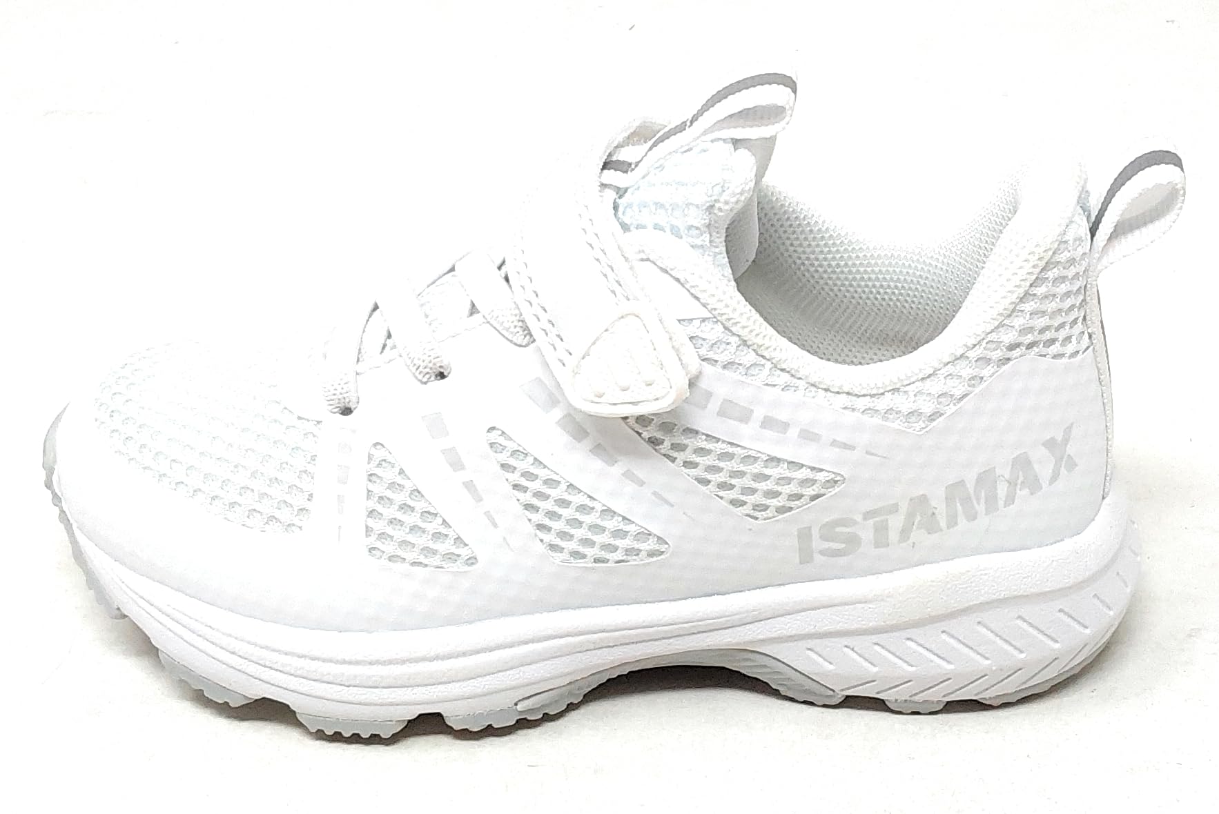 IMAA3807 Scarpe Sportive in Mesh Traspirante,Colore Bianco,Antipronazione e Antitorsione,A Strappo