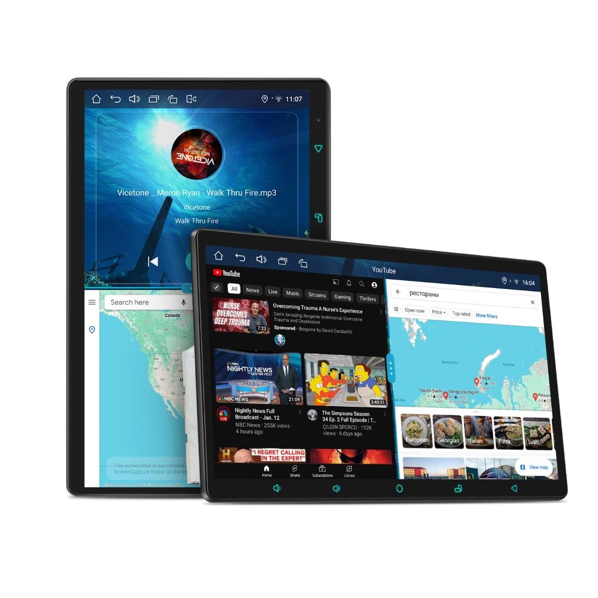 JOYING Double Din Car Stereo Auto-Rotated Car Radio 11.6 inch Android 12 Head Unit 8GB+128GB with Wireless CarPlay & Android Auto Mirror Link AM/FM Radio Bluetooth 5.0 (JY-UZD11N8-AR)