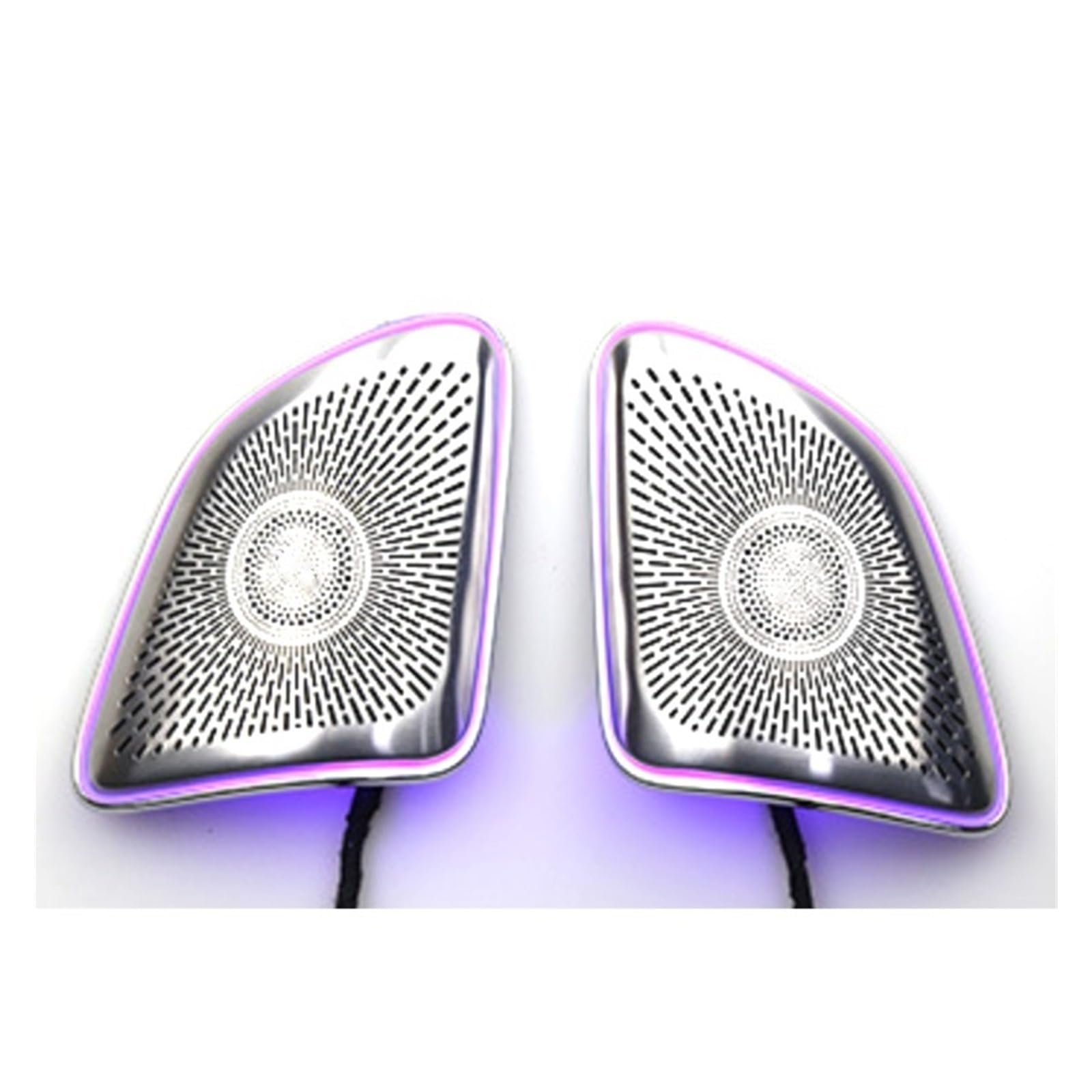 XCZPRKMXY Auto A-Pillar Tweeter LED Luminous Cover Car Door Audio Speaker Decorative Ambient Light Cover Compatible with Mercedes-Benz GLE CLS W167