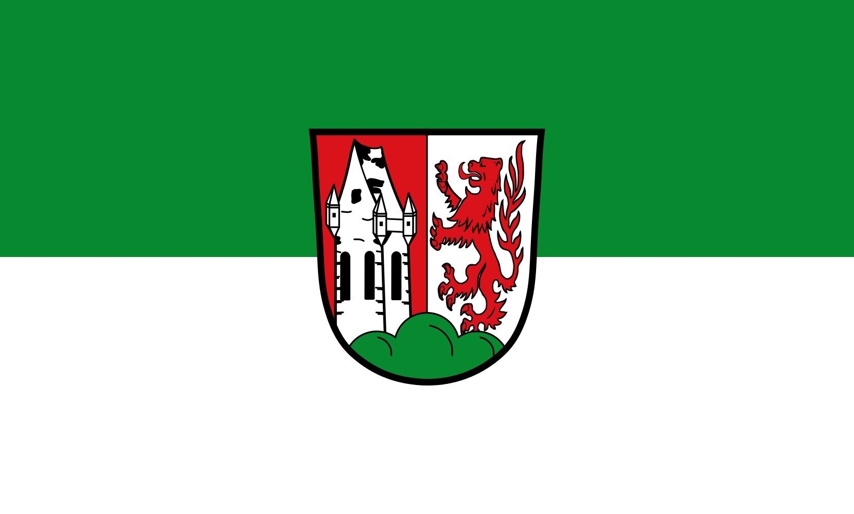 Drapeau Large Germering GKSt | Pavillon Paysage de 1.35m² pour Mât