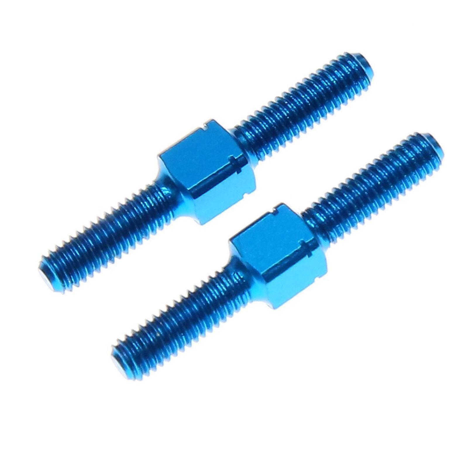 DYNWAVE 2Pcs RC Car Turnbuckle Shaft RC Accessory,Easy to Install,Upgrade Sturdy Aluminum Alloy Replacement for 54248 Hobby Model Car