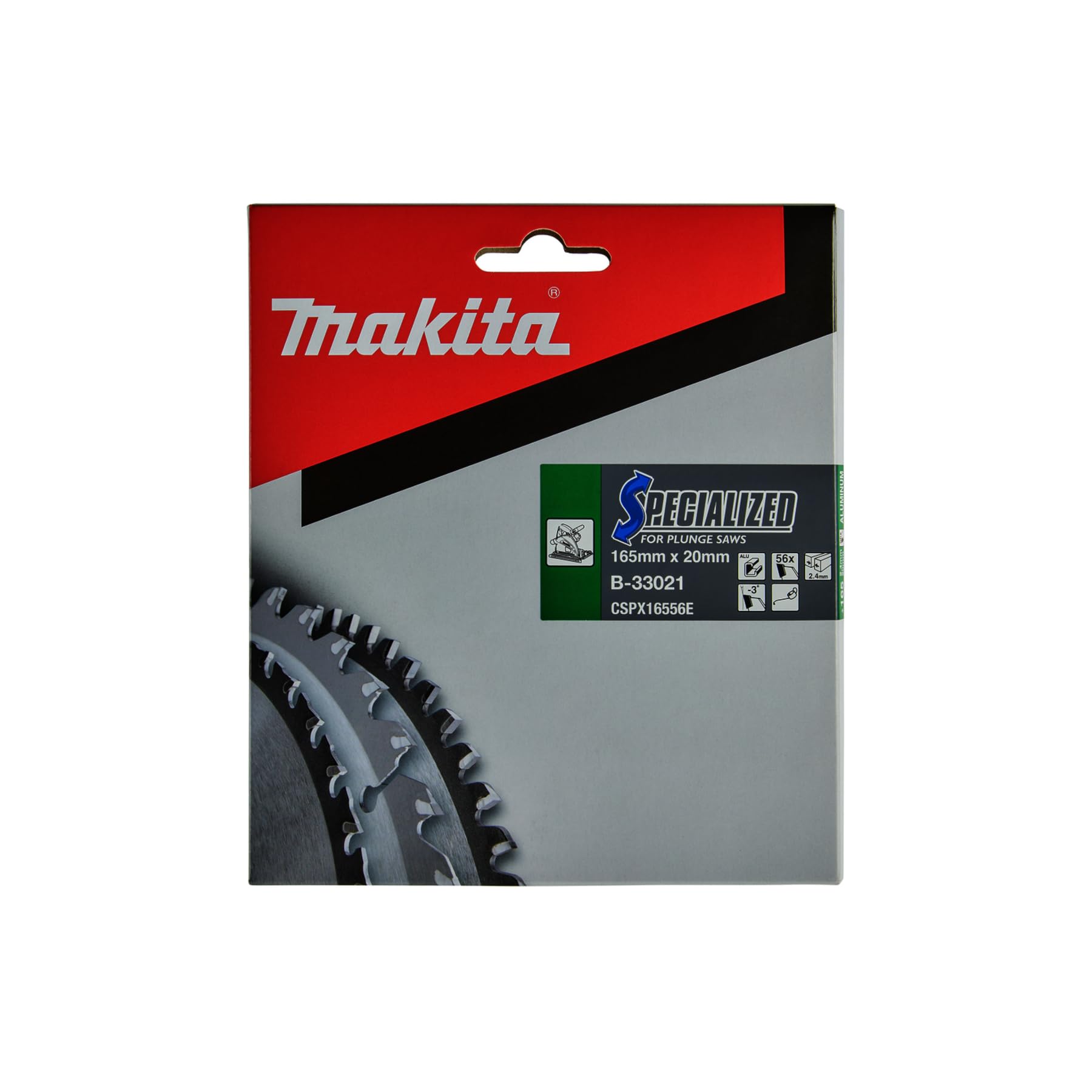 Makita hoja de sierra especializada, 165 x 20 mm, 56Z, B-33021